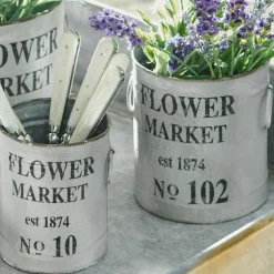 Übertopf 3er Set Flower Market