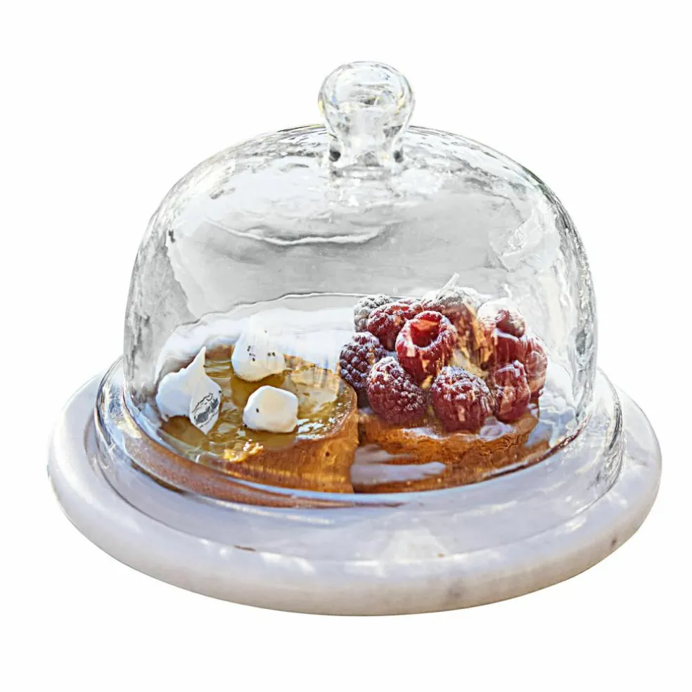 Glasglocke mit Platte Barnsdale