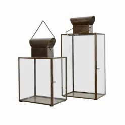 Laterne 2er Set Pluton