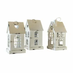 LED-Laterne 3er Set Village