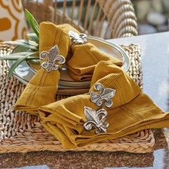 Serviettenring 4er Set Fleur De Lis