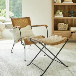 Stuhl mit Hocker Dauvron