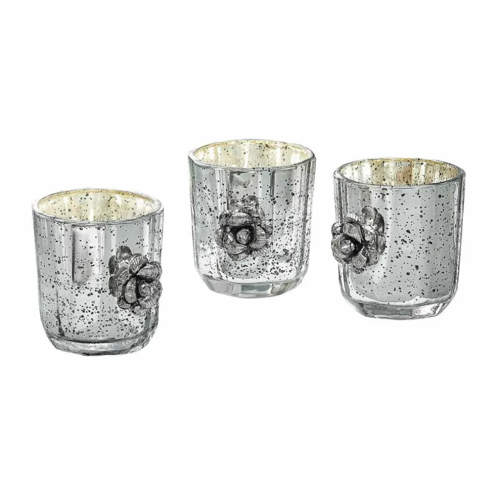 Teelichthalter 3er Set Alovix
