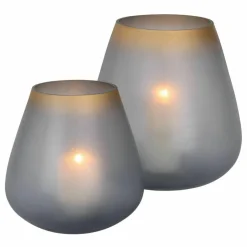 Windlicht 2er Set Nilorav